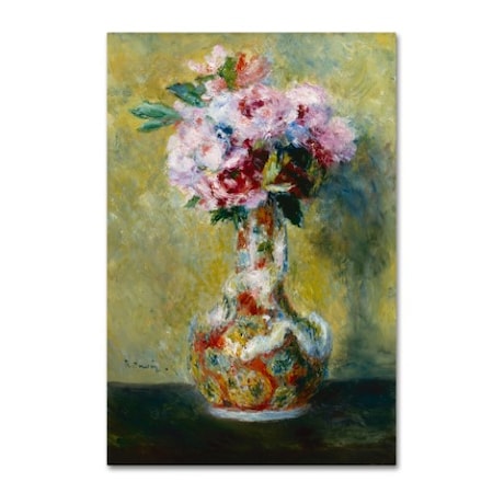 Renoir 'Bouquet In A Vase' Canvas Art,22x32